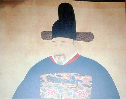 사암 박순의 영정 